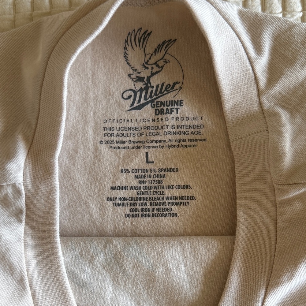 Miller Genuine Draft Graphic Tee / L - Picture 2 of 6